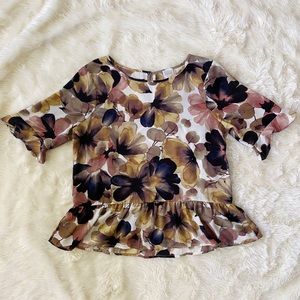 CUPIO Floral Blouse